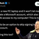 Elon Musk Bought A New Windows Laptop But He Isn’t Really Happy With It