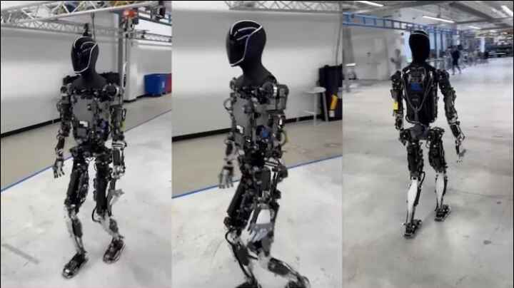 Elon Musk Shares Video Of Tesla Optimus Humanoid Robot That Walks Like A Human